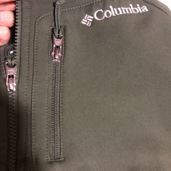 Men’s Columbia olive green zip up - Picture 2 of 7